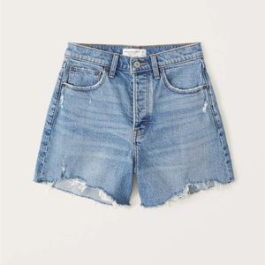 Abercrombie high rise dad shorts